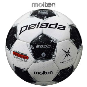 サッカーボール 5号球 モルテン ペレーダ 5000 土用  F5L5001 PELADA 中学 高校 一般 土 公式 サッカー ボール molten