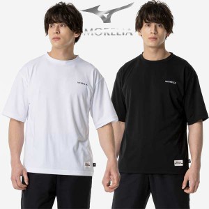 ミズノ サッカー フットサル ウェア シャツ モレリア オフザピッチ Tシャツ 半袖シャツ ユニセックス P2MAA555 mizuno