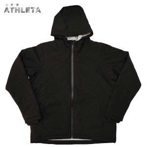 ジャケット アウター アスレタ 中綿ウォームジャケット スポーツ ウエア 防寒 ブラック 黒 SP-237 ATHLETA