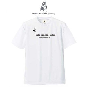 Tシャツ テーブルテニスジャンキー ピンピンポン DRY 半袖 卓球 Tシャツ TEE TTJ19006 Tabletennis Junky