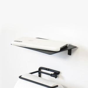  ren ミニシェルフ  L2095  ペーパーホルダー トイレ収納 アイアン スタイリッシュ おしゃれ シンプル インダストリアル リノベーション 