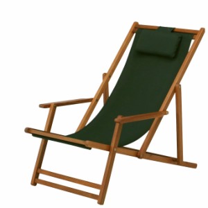  リゾートチェア 木製 折りたたみ デッキチェア リクライニング 1脚 ガーデンチェア アウトドアチェア 天然木 ウッド 木 ウッドチェア 椅