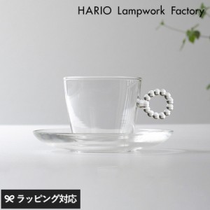 HARIO Lampwork Factory ハリオランプワークファクトリー カップ＆ソーサー サークル N 食器カップ/カップ＆ソーサー/おしゃれ/ガラス製/