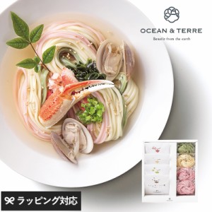 OCEAN ＆ TERRE 野菜うどんセットＪ  うどん 贈答用 おしゃれ 高級 ギフト 甘くないもの 詰め合わせ 和食 プレゼント 贈り物 お中元 お歳