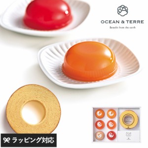 OCEAN ＆ TERRE 北海道ミルクバームクーヘン＆Premiumフルーツゼリー  ギフト プレゼント おしゃれ スイーツ 贈り物 かわいい おいしい 