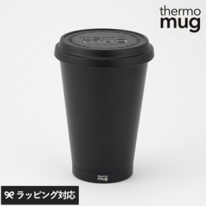 thermo mug サーモマグ MOBILE TUMBLER MINI ステンレスタンブラータンブラー/保温 保冷/持ち運び/おしゃれ/ギフト/ブラック/300ml/蓋付