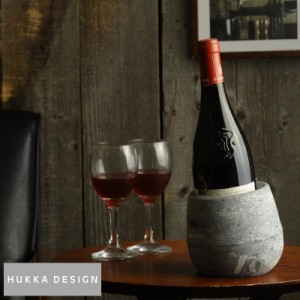 HUKKA DESIGN ソープストーン ワインクーラー  結露しない ワインクーラー 氷がいらない シャンパンクーラー ボトル
