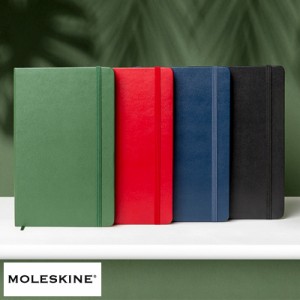 MOLESKINE 高級A5ノート ハードカバー Classic Notebook ラージ  仕事 メモ 書く 記録 メモする 