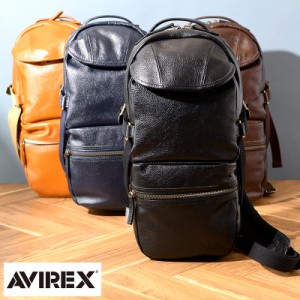 AVIREX BULTO レザー ワンショルダーバッグ ボディバッグ 【送料無料】