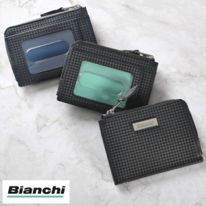 Bianchi パスケース付きL字ファスナー財布 carbonio 