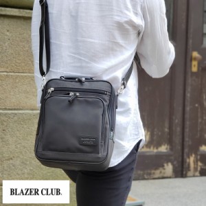 BLAZER CLUB コーティング帆布 縦型 BOX型 ショルダーバッグ 【送料無料】