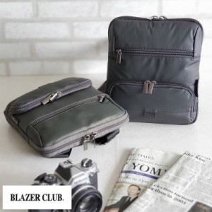 BLAZER CLUB 超軽量 縦型 薄マチ ミニショルダーバッグ 【送料無料】