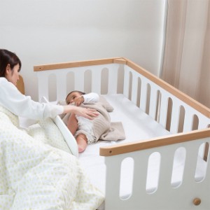 HOPPL ホップル bebed baby（べベッド ベビー） ベビーベッド 添い寝 ひとり寝 ベッド ベビーサークル 