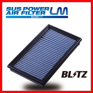 BLITZ ブリッツ サスパワー エアフィルター LM 純正交換タイプ ノア AZR60G AZR65G 2001/11-2007/06 59507