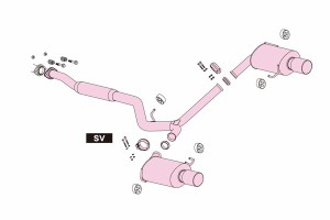 納品先限定 FUJITSUBO フジツボ レガリスR マフラー BP5 レガシィ ツーリングワゴン 2.0 GT マイナー後 H18.5〜H21.5 790-64081