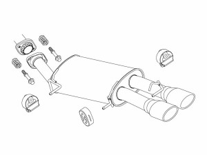 納品先限定 FUJITSUBO フジツボ ワゴリス マフラー RG1 ステップワゴン 2.0 2WD モデューロ マイナー前 H17.5〜H19.10 460-57244