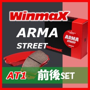445/687 ウインマックス Winmax AT1 1台分 ブレーキパッド アコード CU2 08.12〜13.03