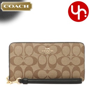 コーチ COACH  財布 長財布 FC4452 C4452 カーキ×ブラック アウトレット レディース プレゼント ギフト 人気 ブランド おすすめ 女性 男