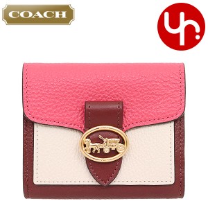 コーチ COACH  財布 二つ折り財布 FC4089 C4089 チョーク×コンフェティピンクマルチ アウトレット レディース プレゼント ギフト