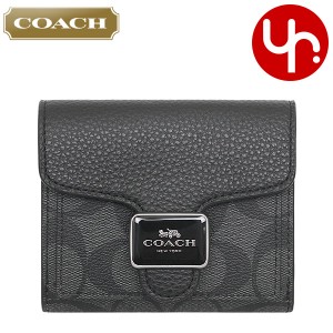 コーチ COACH 二つ折り財布 FC7805 C7805 グラファイト×ブラック  アウトレット レディース プレゼント ギフト 人気 ブランド おすすめ 