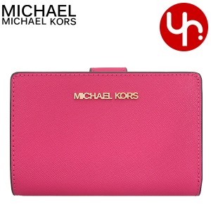 マイケルコース MICHAEL KORS 二つ折り財布 35F7GTVF2L エレクトリックピンク アウトレット レディース プレゼント 人気 ブランド 女性