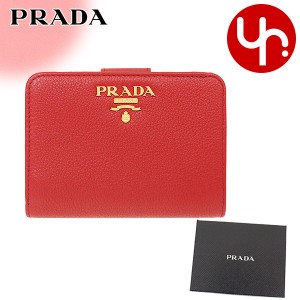 プラダ PRADA 二つ折り財布 1ML018 2BG5 ロッソ×ペタロ ブティック レディース プレゼント ギフト 人気 ブランド おすすめ 女性 男性