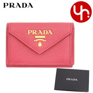 プラダ PRADA 三つ折り財布 1MH021 QWA ペオニア  ブティック レディース プレゼント ギフト 人気 ブランド おすすめ 女性 男性