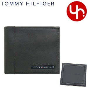 トミー ヒルフィガー TOMMY HILFIGER 二つ折り財布 31TL25X023 ブラック ブティック メンズ プレゼント ギフト 人気 ブランド おすすめ 