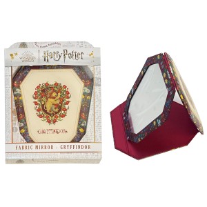 送料無料 ハリーポッター ファブリックミラー グリフィンドール WB46293 HarryPotter 卓上 折りたたみ 鏡 粧美堂