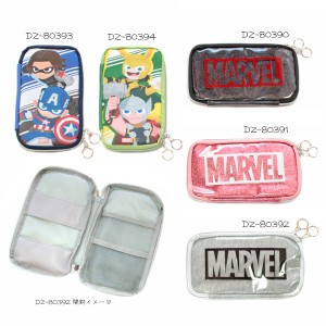 マーベル マルチペンケース MARVEL スマート 筆箱 フラット ペンケース 新学期 デルフィーノ 文具 文房具 ペンポーチ ネコポス可