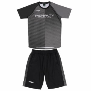 ペナルティ penalty ライトプラスーツ サッカー フットサル ウェア 上下セット 22SS (PU2311) 22/チャコールグレー Oサイズ