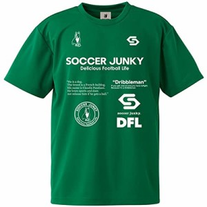 SOCCERJUNKY サッカージャンキー ALL SJ+1 ワークアウトシャツ SJ21115K 71ｸﾞﾘｰﾝ 120cm