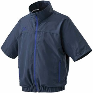 [ミズノ] エアリージャケット半袖 (ファン別売) 暑さ対策 空調 C2JE9102 メンズ ディープネイビー Mサイズ