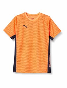 [プーマ] サッカー シャツ PUMA FU?BALL HYBRID AOP SS Tシャツ 658015 メンズ 22年春夏カラー ネオン シトラス(04) Lサイズ