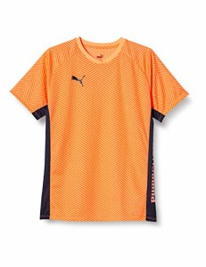 [プーマ] サッカー シャツ PUMA FU?BALL HYBRID AOP SS Tシャツ 658015 メンズ 22年春夏カラー ネオン シトラス(04) Mサイズ