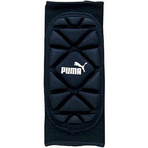 PUMA(プーマ) エルボーガードペア サッカー プロテクター用品 シン・アンクル・フットガード (030823) (01)ブラック/ホワイト Lサイズ