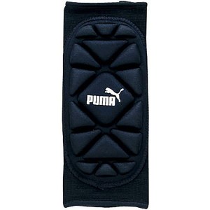 PUMA(プーマ) エルボーガードペア サッカー プロテクター用品 シン・アンクル・フットガード (030823) (01)ブラック/ホワイト Mサイズ