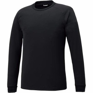 [ヒュンメル] 長袖シャツ バスケットワンポイントロングTシャツ メンズ ブラック (90) Sサイズ