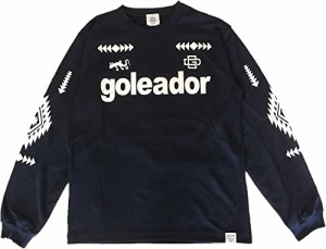 goleador(ゴレアドール) ネイティブ柄プラスティックロングスリーブTシャツ Mサイズ (36) Dブルー GD-105