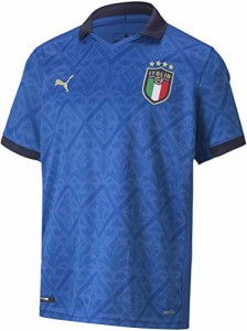 PUMA(プーマ) FIGC イタリア SS ジュニア ホーム レプリカシャツ 半袖 ユニフォーム (756446-01) 01ブルー 128cm