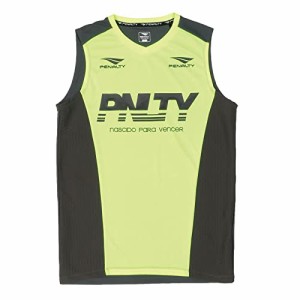 ペナルティ penalty ノースリーブプラシャツ サッカー フットサル ウェア プラクティスシャツ 22SS (PU2109) 65/Fイエロー Lサイズ