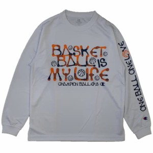 [チャンピオン] レディース ロングスリーブTシャツ Lサイズ ホワイト/オレンジ(WO) CBLM2401