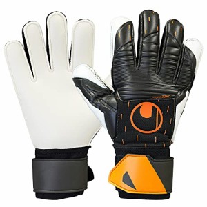 uhlsport (ウールシュポルト) 試合/練習用 キーパーグローブ スピードコンタクト ソフト プロ 1011268 01 6号 ブラック×ホワイト×フロ