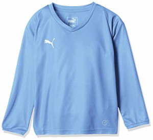 [プーマ] LIGA LS ゲームシャツ コア ジュニア キッズ シルバーレークブルー/プーマブラック(18) 160cm
