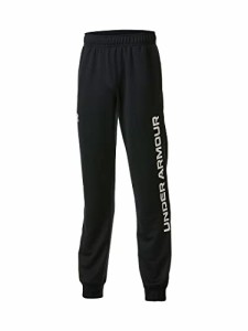 [アンダーアーマー] トレーニングジャージ UA TRACK PANTS ボーイズ Black White YXSサイズ