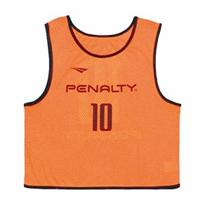 PENALTY(ペナルティ) ビブス大人番号入１０枚セット Fオレンジ