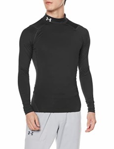 [アンダーアーマー] トレーニングベースレイヤー UAコールドギアアーマー モック メンズ Black White XLサイズ