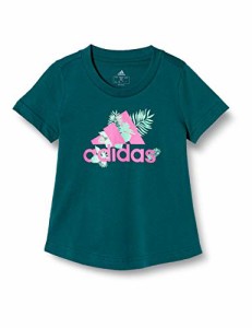 [アディダス] 半袖 Tシャツ キッズ トロピカル スポーツ グラフィック ワイルドティール(GJ6516)サイズ150 相当