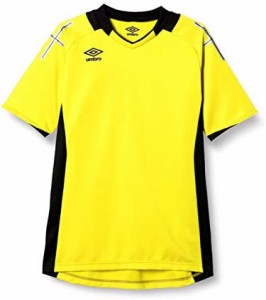 [アンブロ] 半袖シャツ ゴールキーパー用 サッカー フットサル Tシャツ 高強度素材 吸汗速乾 ドライ メンズ 男女兼用 YEL Lサイズ