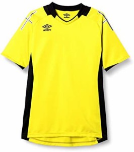 [アンブロ] 半袖シャツ ゴールキーパー用 サッカー フットサル Tシャツ 高強度素材 吸汗速乾 ドライ メンズ 男女兼用 YEL XBサイズ